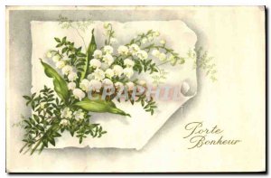 Postcard Old Porte Bonheur Flowers