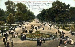 Central Avenue, Belle Isle Park in Detroit, Michigan