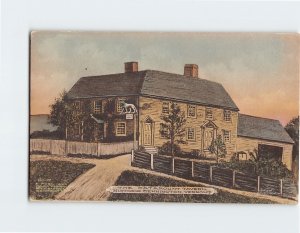 Postcard The Catamount Tavern, Historic Bennington, Vermont