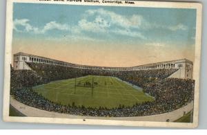 Cambridge MA Harvard Stadium c1910 Postcard