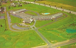 Vintage Aerial View of Hershey Motor Lodge in Hershey, PA C1960s - 1970s