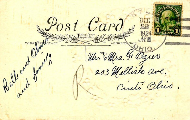 Greeting - Christmas, Santa Claus, Red Suit 