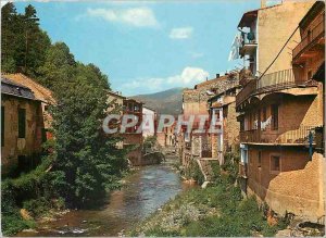 Postcard Modern Camprodom River ter partial view