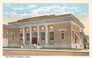 G82/ Marshall Texas Postcard c1910 Post Office Building