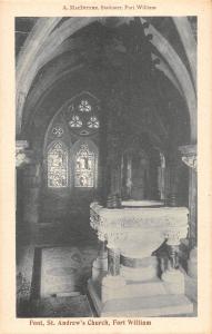 BR93456 font st andrew s church fort william scotland