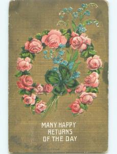 Divided-Back BEAUTIFUL FLOWERS SCENE Great Postcard AA3784