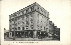 Bridgeport CT Meig's Bldg c1905 Postcard