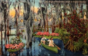 Florida Tampa Moss Festooned Lagoon At Dupree Gardens Curteich