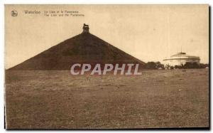 Old Postcard Waterloo Lion and The Lion and The Panorama Panorama