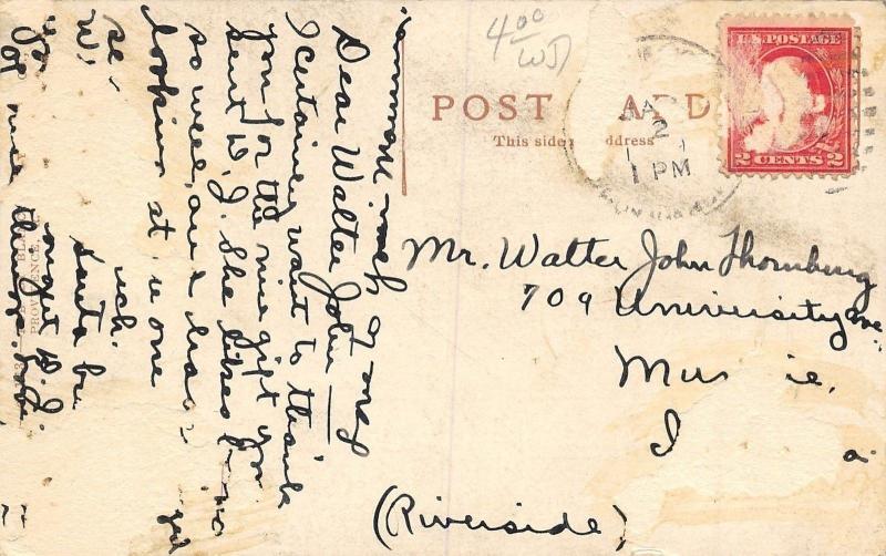 Providence RI~Arcade~Jones's Stores Lightbulb Clock~Anthony's~Stamp Stencil~1908