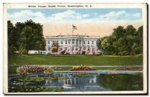 Postcard Old White House South Front Washington D C.