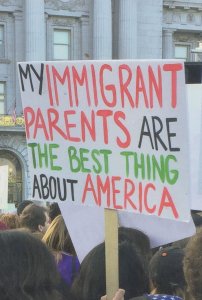 Racial Harmony Pro Immigration Equality March Rally Postcard