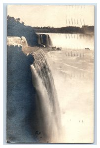 C. 1910 U.S. Side Niagara Falls  New York Real Photo RPPC Vintage Postcard P218