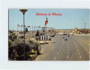 Postcard Welcome To Mexico, Entrance to Tijuana, Mexico