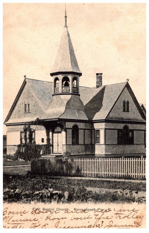 Rhode Island  Narragansett Pier First Baptist Church