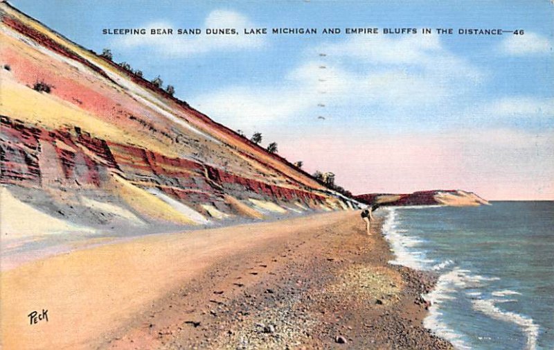 Sleeping Bear Sand Dunes Empire Bluffs - Lake Michigan, Michigan MI