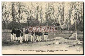 Old Postcard Normal School of Gymnastics and & # 39escrime Joinville the brid...