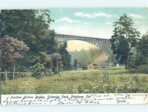 Pre-1907 BRIDGE SCENE Pittsburgh Pennsylvania PA H9181