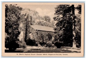 c1940's St. Mark's Anglican Church Niagara-on-the-Lake Canada Postcard