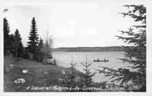 Batson's On Shabawa Ely Minnesota 1950s RPPC Real Photo postcard