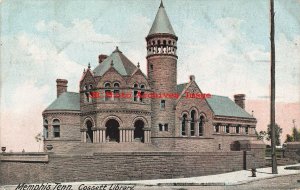 TN, Memphis, Tennessee, Cossett Library Building, Exterior View,Leighton No 1947