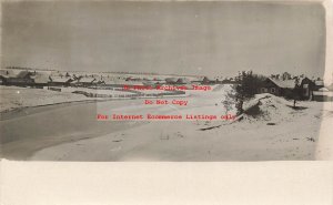 Unknown Europe Location, RPPC, Snow Covered Winter Scene