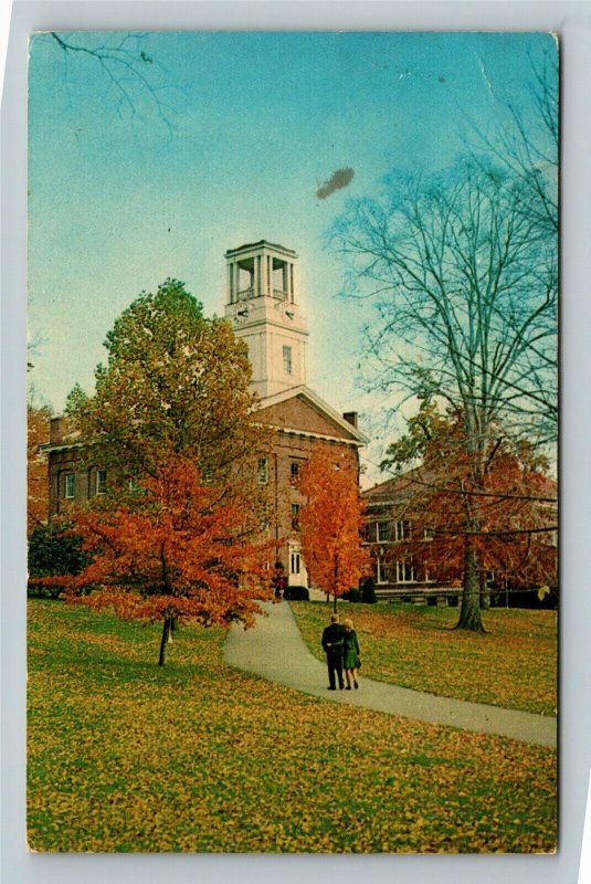 Marietta OH- Ohio, Marietta College, Erwin Hall, Chrome c1968 Postcard 