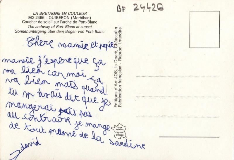 BF24426 quiberon morbihan coucher de soleil sur l arch  france  front/back image