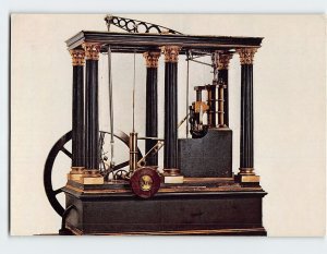 Postcard Instrument Maker's Model of a Six-Pillared Beam Engine 1820