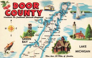 Postcard Door County Wisconsin