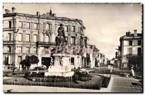 Modern Postcard Cognac (Charente) Place Francois ler and I view Avenue Victor...