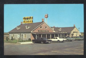 AMANA COLONIES IOWA LITTLE AMANA RESTAURANT OLD CARS VINTAGE POSTCARD