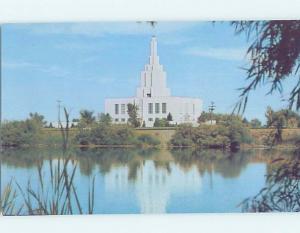 Pre-1980 TEMPLE SCENE Idaho Falls Idaho ID c6401