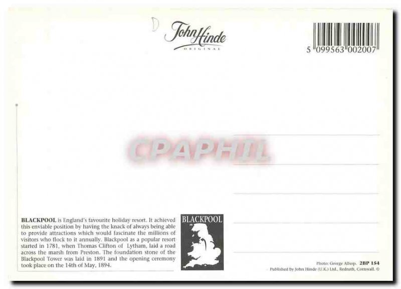 Modern Postcard Blackpool