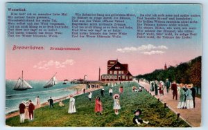 Bremerhaven Strandpromenade GERMANY Postcard