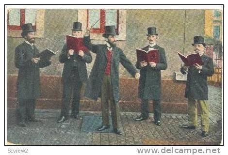 Barbershop Quartet on street corner, 00-10s