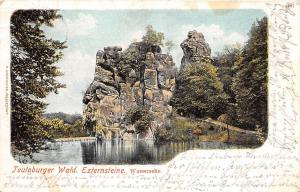 GG5620 teutoburger wald externsteine wasserseite litho   germany