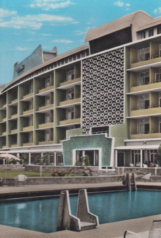 The Oceanic Hotel Swimming Pool Mombasa Kenya African Postcard