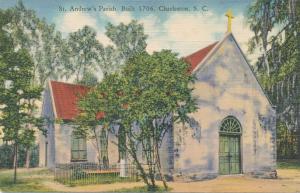 St. Andrew's Parish built in 1706 - Charleston SC, South Carolina - Linen