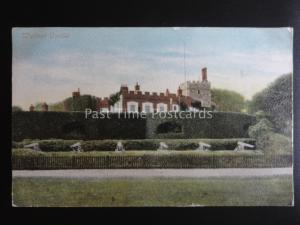 Kent WALMER CASTLE showing a line of Cannons c1905 Old Postcard by Valentine