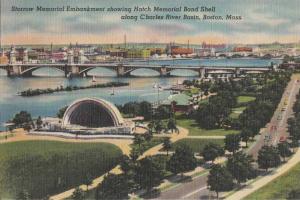 LP93  Boston, Massachusetts, MA, Postcard, Aerial View, 