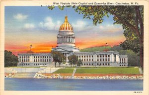 West Virginia State Capitol, Kanawha River - Charleston, West Virginia WV  