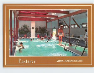 Postcard Eastover Indoor Pool Lenox Massachusetts USA