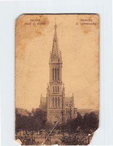 Postcard Eglise St. Etienne Mulhouse France