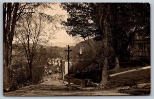 RPPC Real Photo Postcard - Summer Hill  Springfield, Vermont    1910