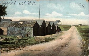 Wells Beach Maine ME Lobster Village Lobster Trap 1900s-10s Postcard