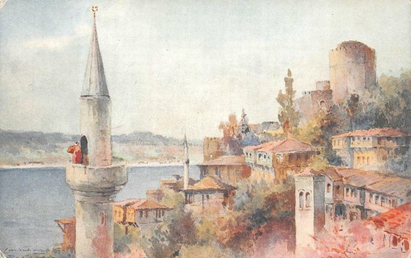 CONSTANTINOPLE TURKEY ROUMELI - HISSAR POSTCARD (c. 1910)