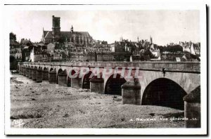 Old Postcard Nevers general view