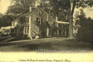 Colonel William Prescott's House - Pepperell, Massachusetts MA  