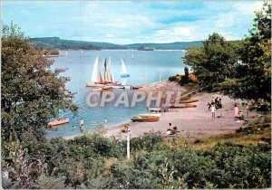 Postcard Modern Vassiviere Lake View Boat